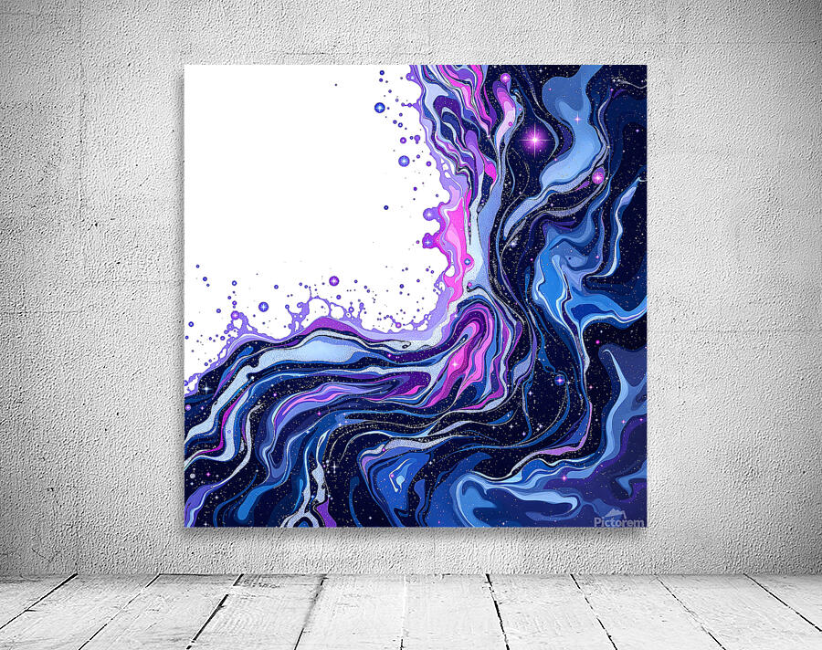 Stellar Tide Cosmic Liquid Galaxy Flow Wall Preview