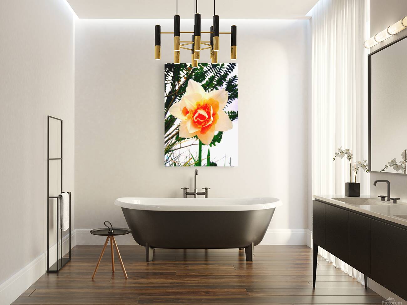 Orange&White Flower Reproduction