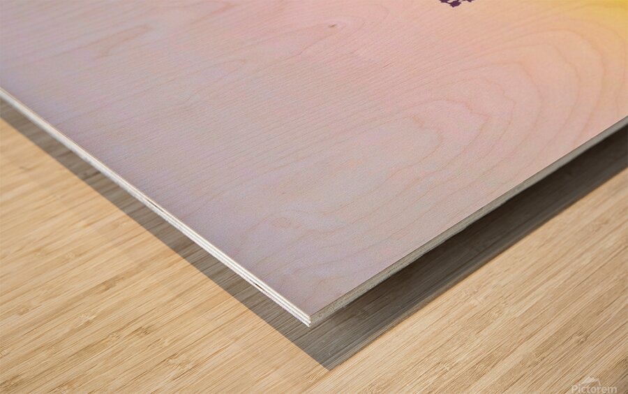 Sunset Galway  Wood print