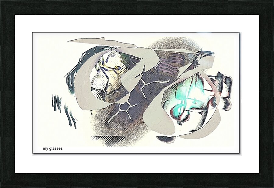 2. my glasses Picture Frame print