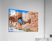 Double Arch Winter Acrylic Print