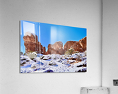Elephant Arch in Winter Acrylic Print
