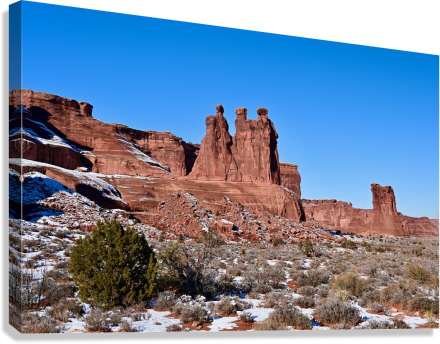 3 Gossips Arches Canvas Print