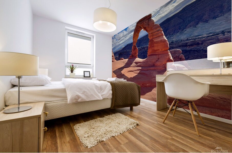 Delicate Arch in Spring Mural print