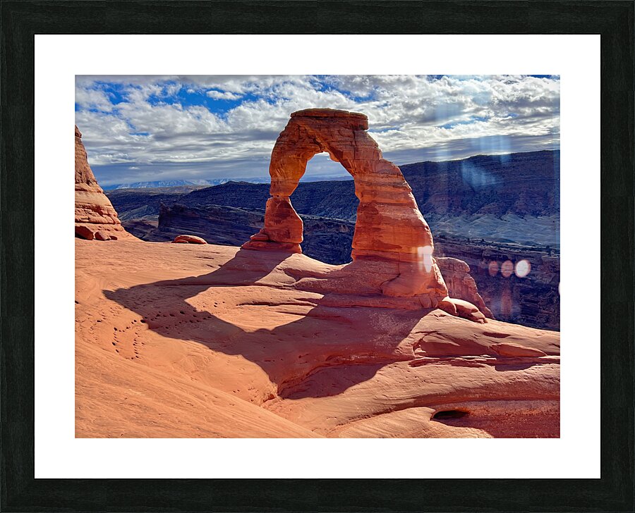 Delicate Arch in Spring Picture Frame print