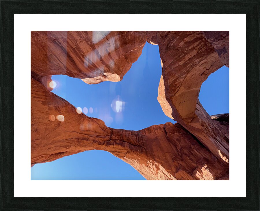 Double Arch Upward View Picture Frame print