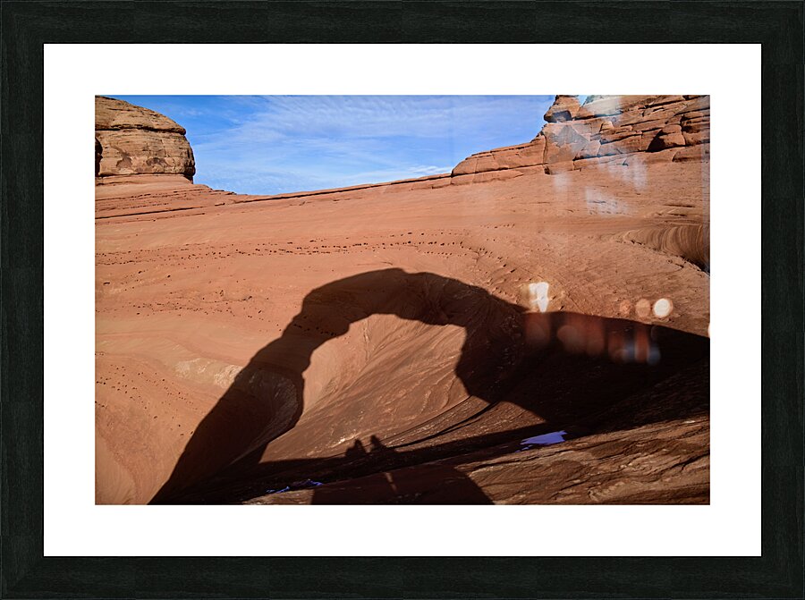 Delicate Arch Winter Shadow Picture Frame print