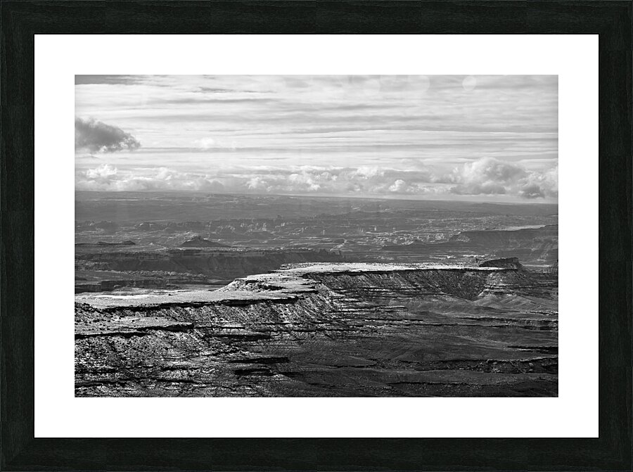 Green River Overlook Winter Picture Frame print