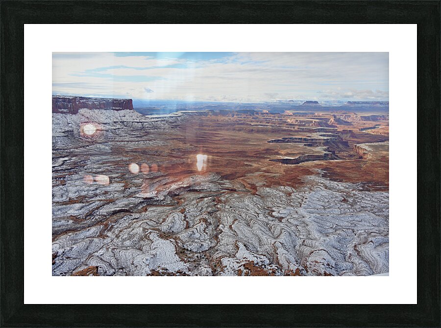 Candlestick overlook Winter CNY Picture Frame print