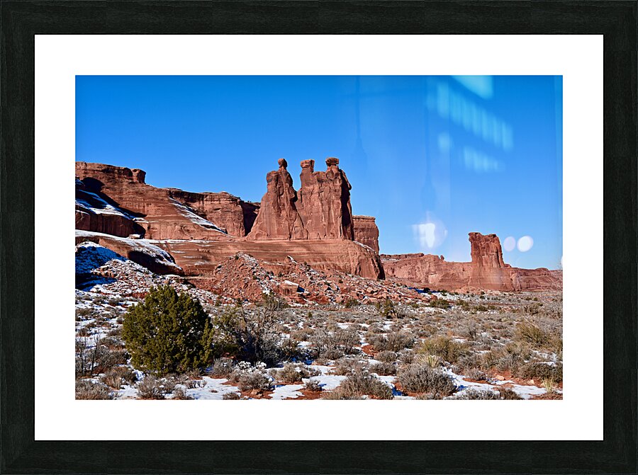 3 Gossips Arches Picture Frame print