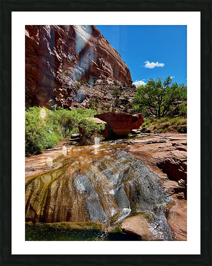 Kane Creek Flow Picture Frame print