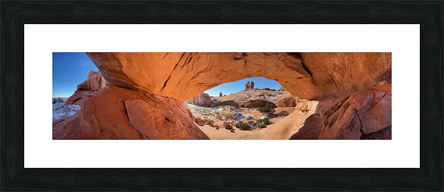 Whale Eye Arch Picture Frame print
