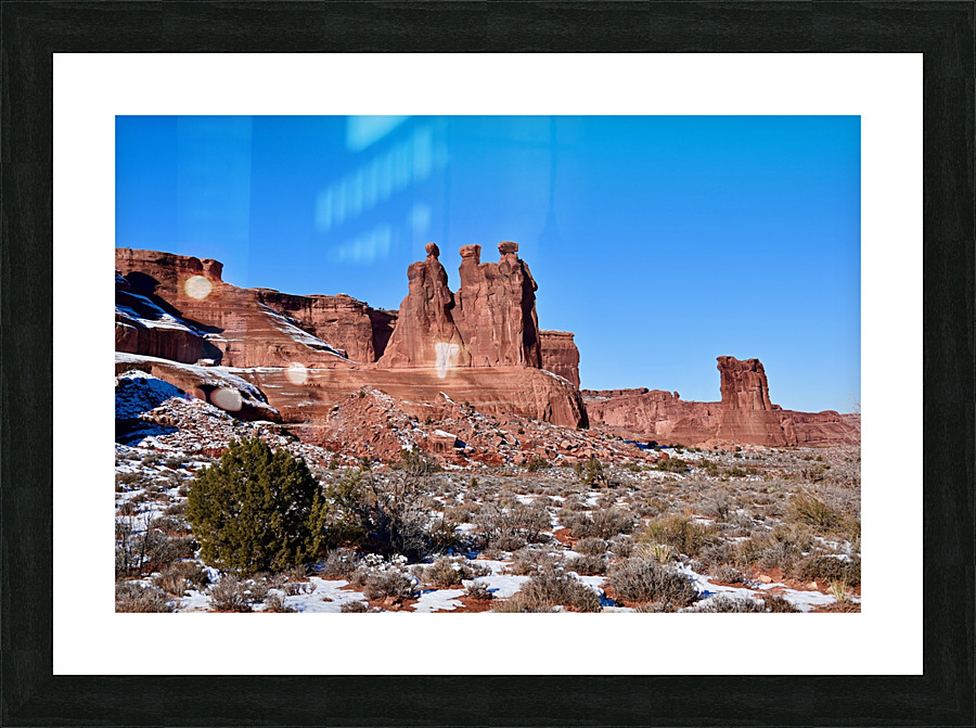 Arches Three Gossips Picture Frame print