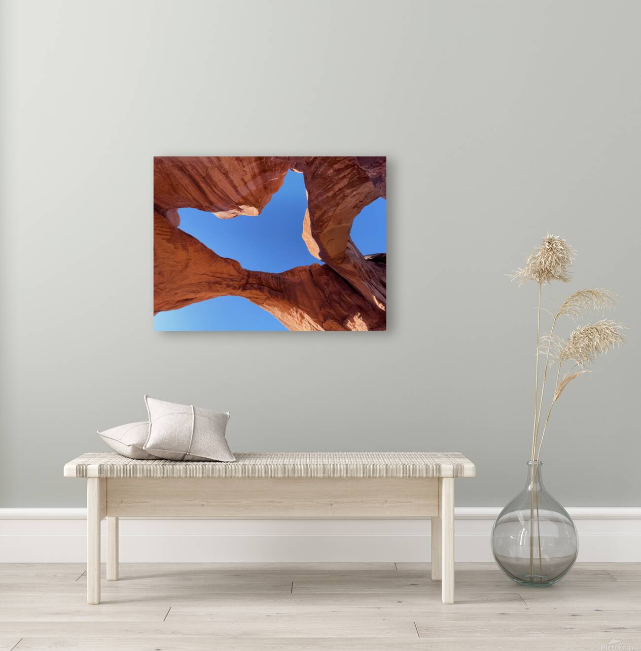 Double Arch Upward View Reproduction