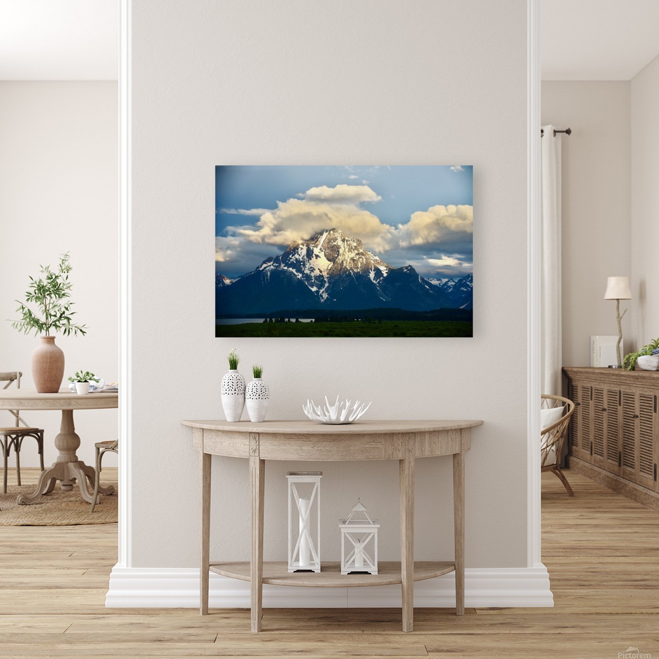 Mt Moran Tetons Reproduction