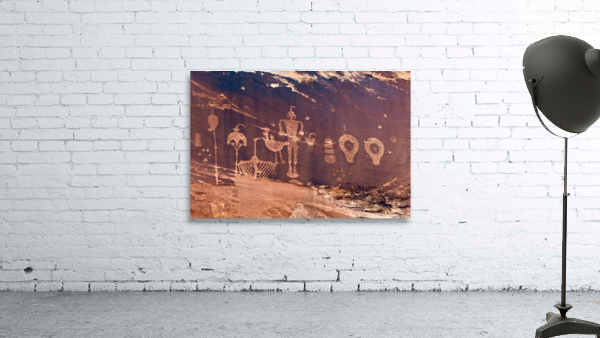 Arches Petroglyph Panel Wall Preview