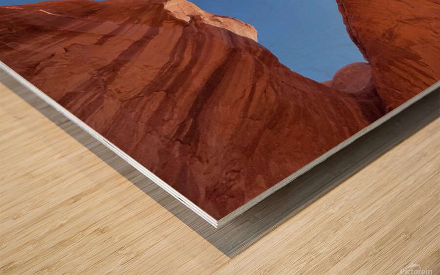 Double Arch Upward View Wood print