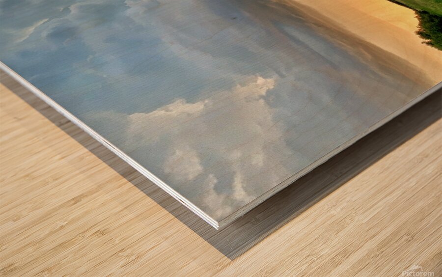 Rolling in Wood print