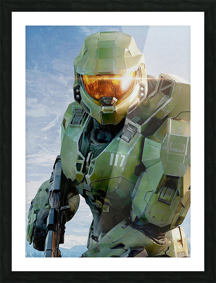 Halo Master Chief Picture Frame print