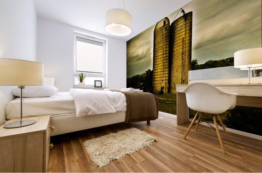 Silos Mural print