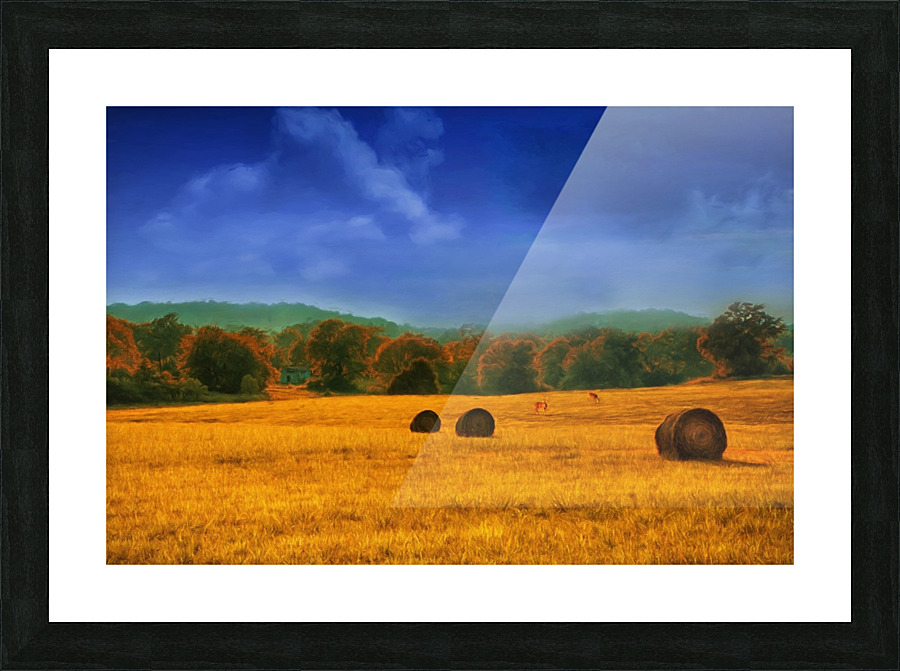 IndianCampSunset15 Picture Frame print