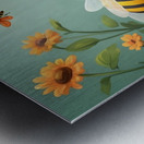 les abeilles en photo  Metal print