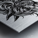 art cheval Metal print