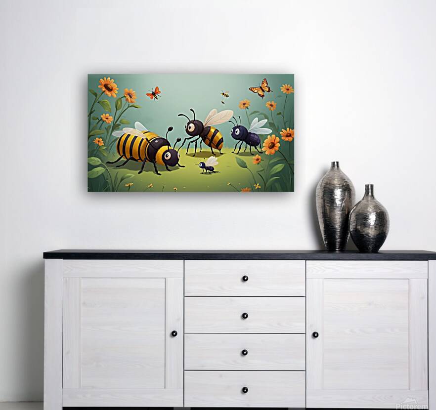 les abeilles en photo  Reproduction