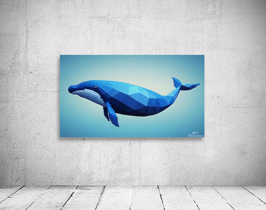 Baleine bleue  Wall Preview