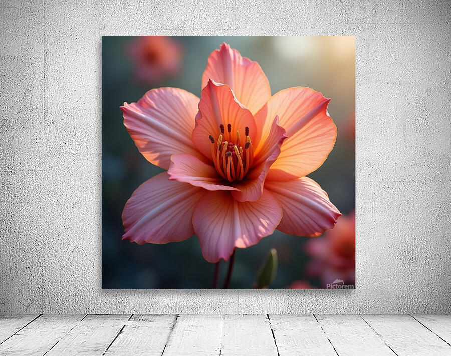 Flux Dev Create a series of artistic flower image Wall Preview