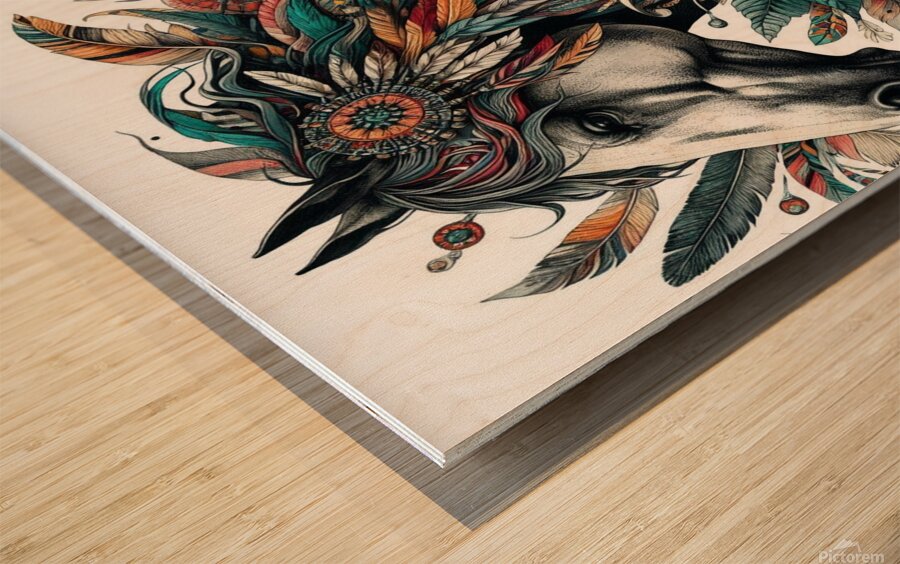 cheval art Wood print
