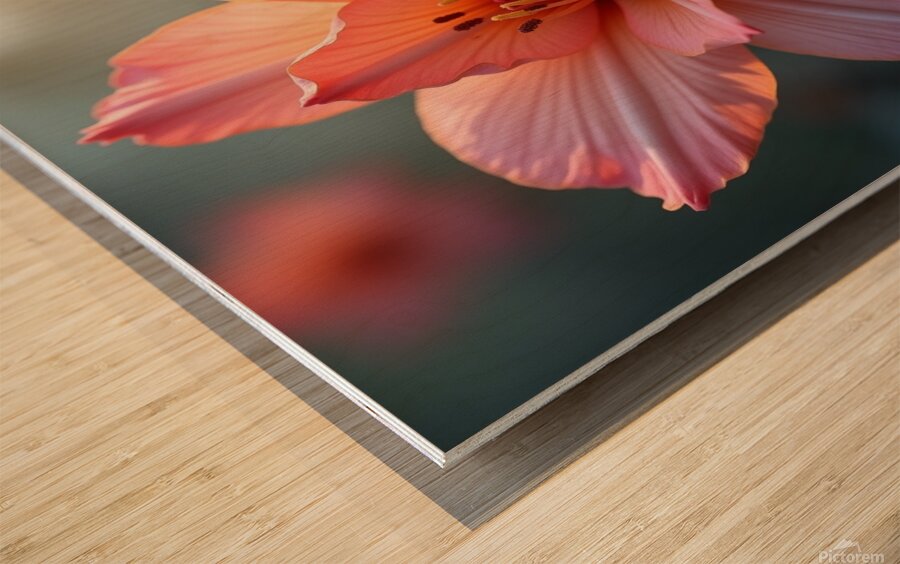 Flux Dev Create a series of artistic flower image Wood print