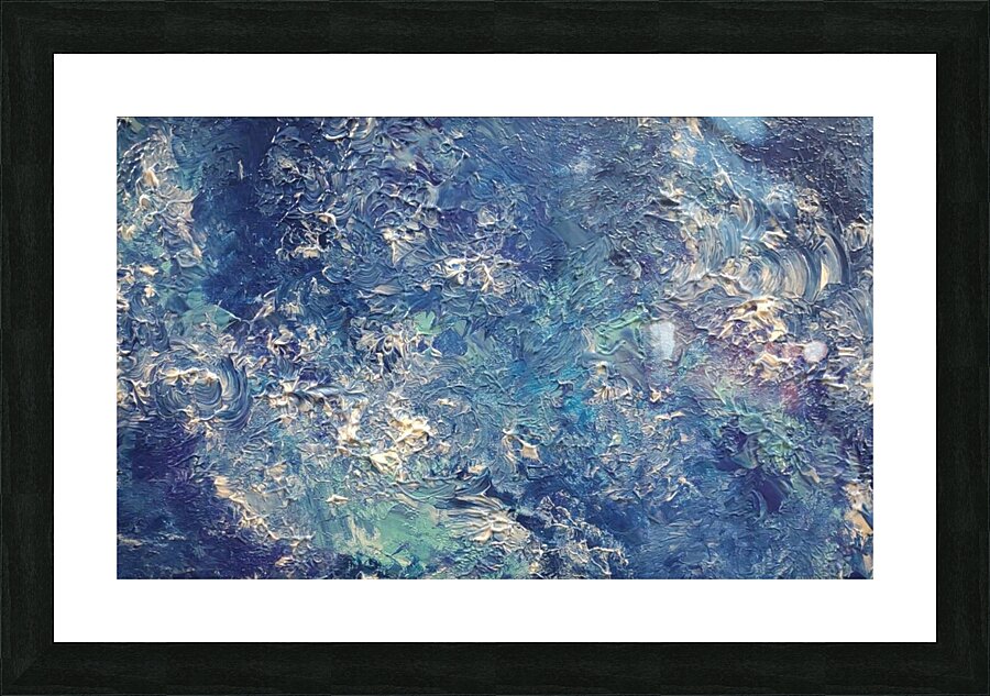 Deep Blue Serenity Picture Frame print
