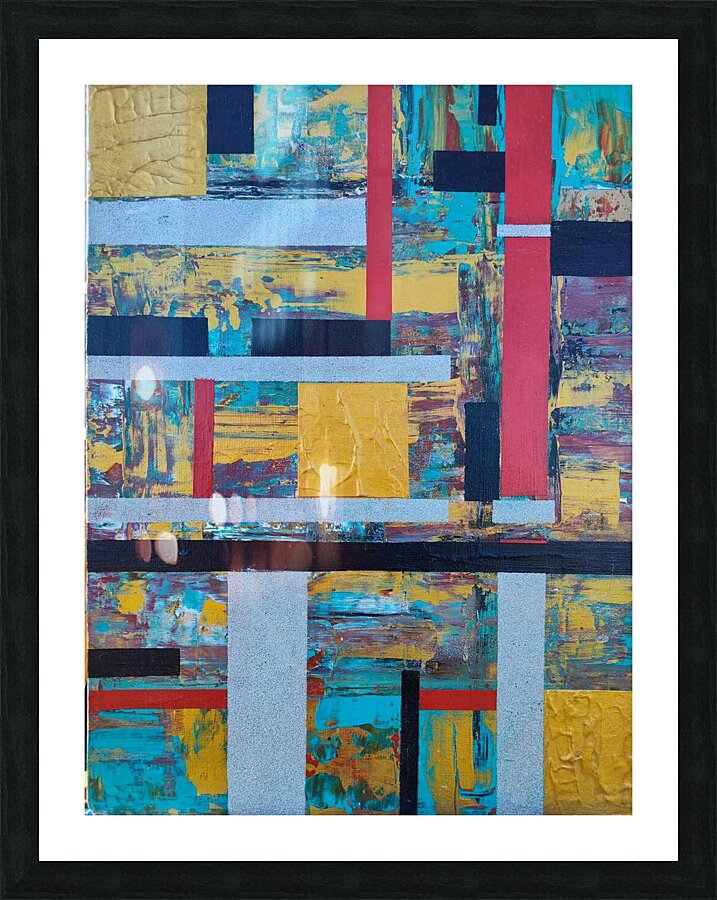 Structured Harmony Picture Frame print