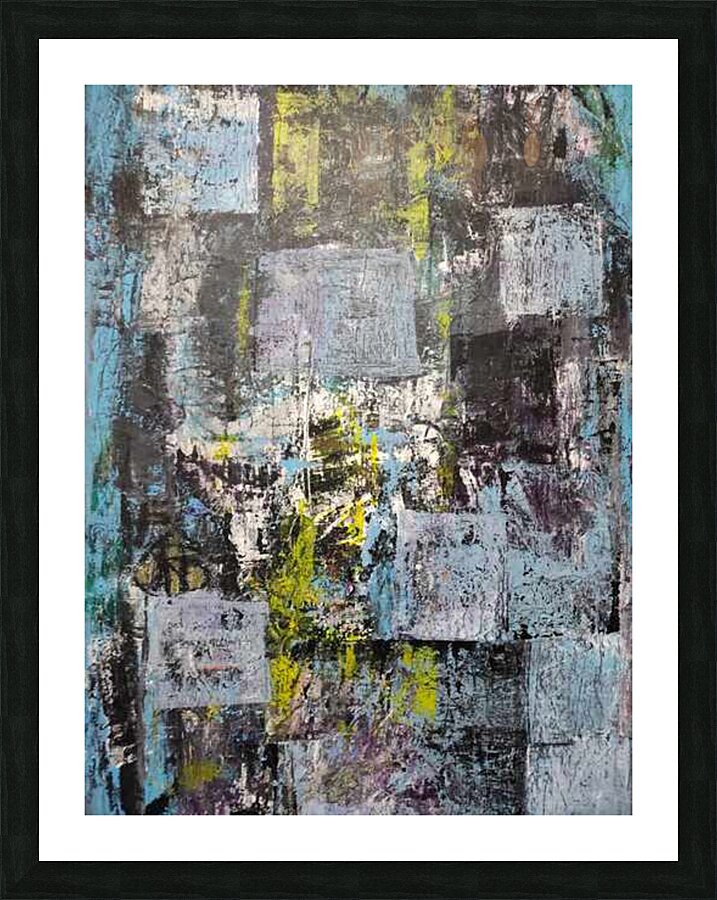 Ethereal Grid Picture Frame print