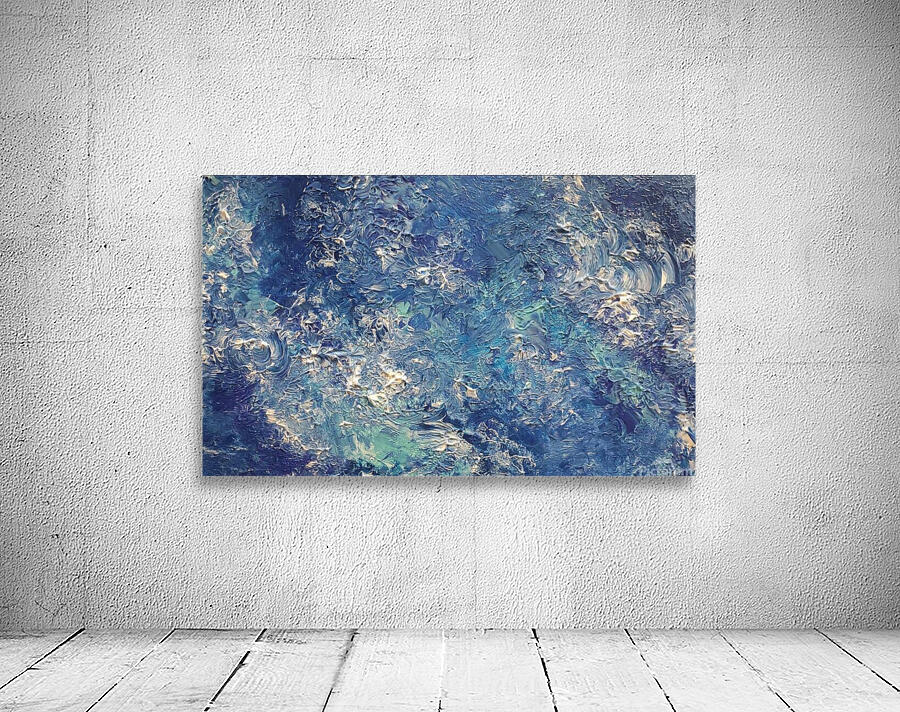 Deep Blue Serenity Wall Preview