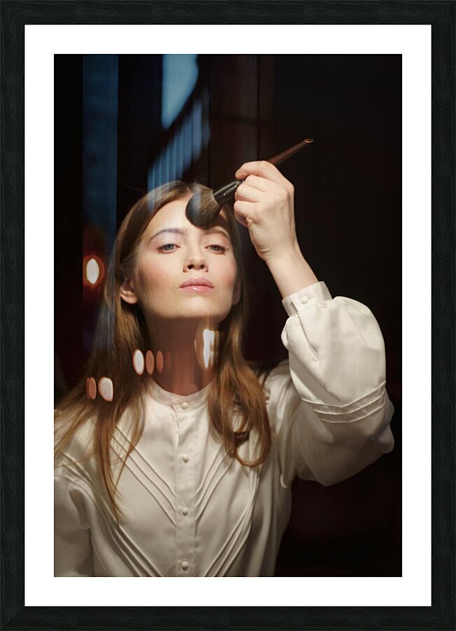 Actress Getting Ready Picture Frame print