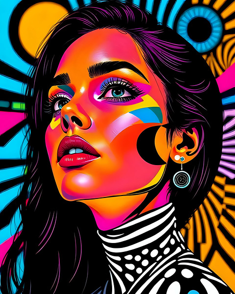 Bold and Colorful 40 Digital Download