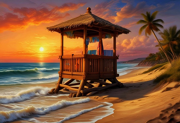 A Beachside Hut 2 Digital Download