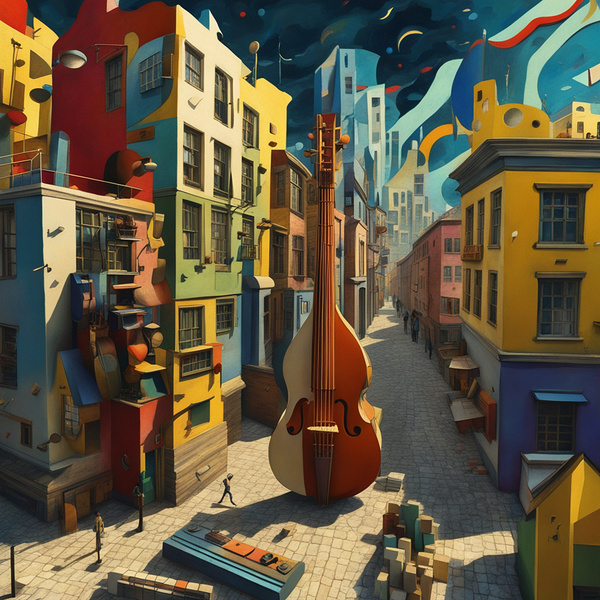 A Musical Cityscape 15 Digital Download
