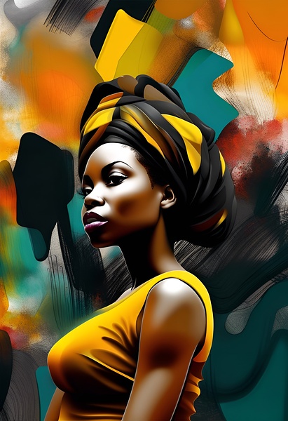 African Lady 18 Digital Download