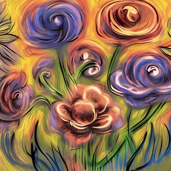 Beautiful Flower Art Digital Download