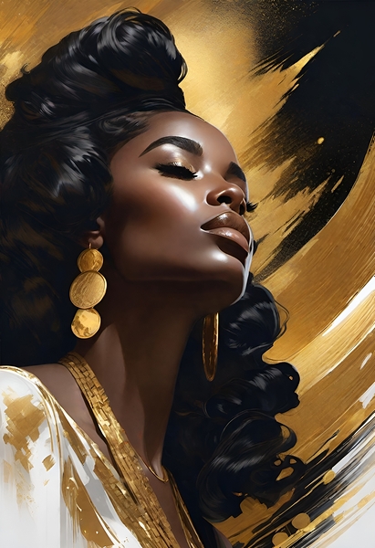 Gold and black 14 Digital Download