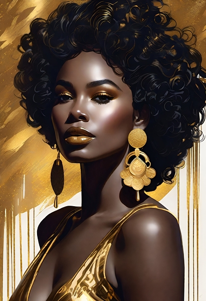 Gold and black 15 Digital Download