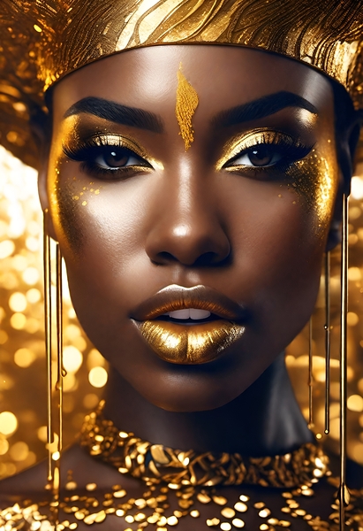 Gold and black 6 Digital Download