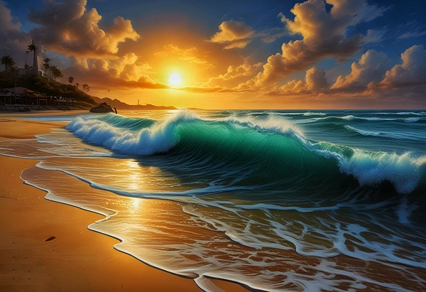 Golden Hour on the Shore 2 Digital Download