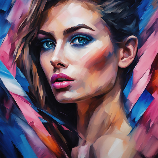 Painted Portrait 32 Digital Download