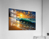 Golden Hour on the Shore 2 Acrylic Print