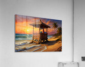 A Beachside Hut 2 Acrylic Print
