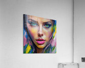 Painted Portrait 37 Acrylic Print